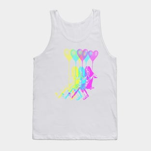 Banksy Ballon Girl CMY Tank Top